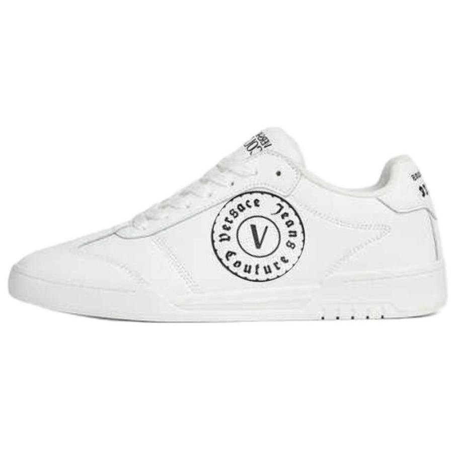 VERSACE JEANS COUTURE Low top Skateboard Shoes Men's White