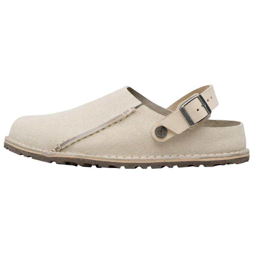 Birkenstock Lutry Suede Sandal 'Oyster'