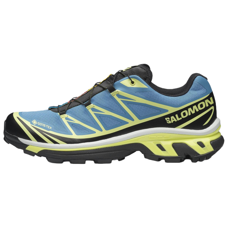 SALOMON XT 6 Trail Running Shoes Unisex Blue Yellow