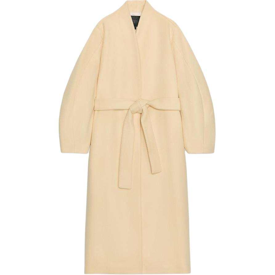 ZARA Coats Women's Vanilla Moderate