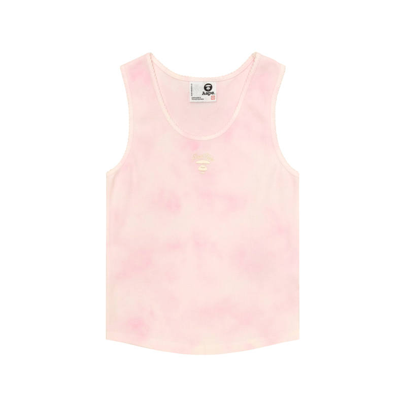 Aape Tank Tops Women's Pink PKL Crew Neck Moderate Other
