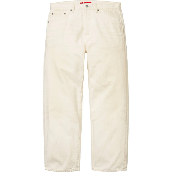 Supreme Supreme SS26 WEEK1 Distressed Loose Fit Selvedge Jean Jeans Unisex