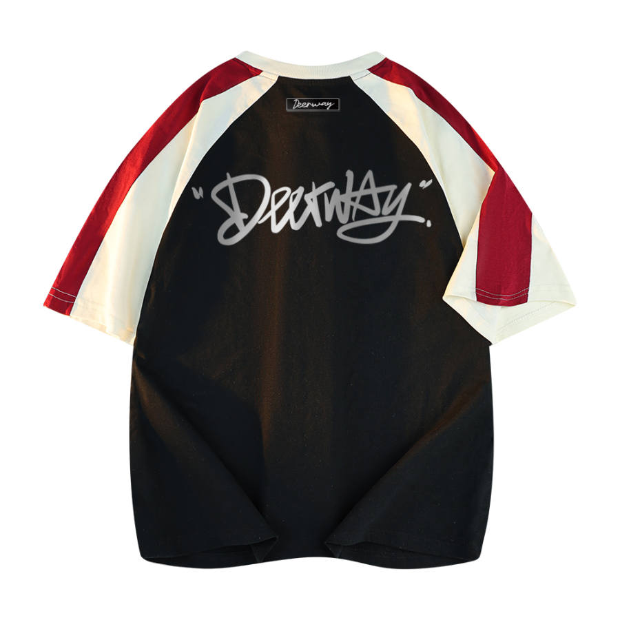 DEERWAY T Shirts Unisex Crew Neck Moderate Straight Fit