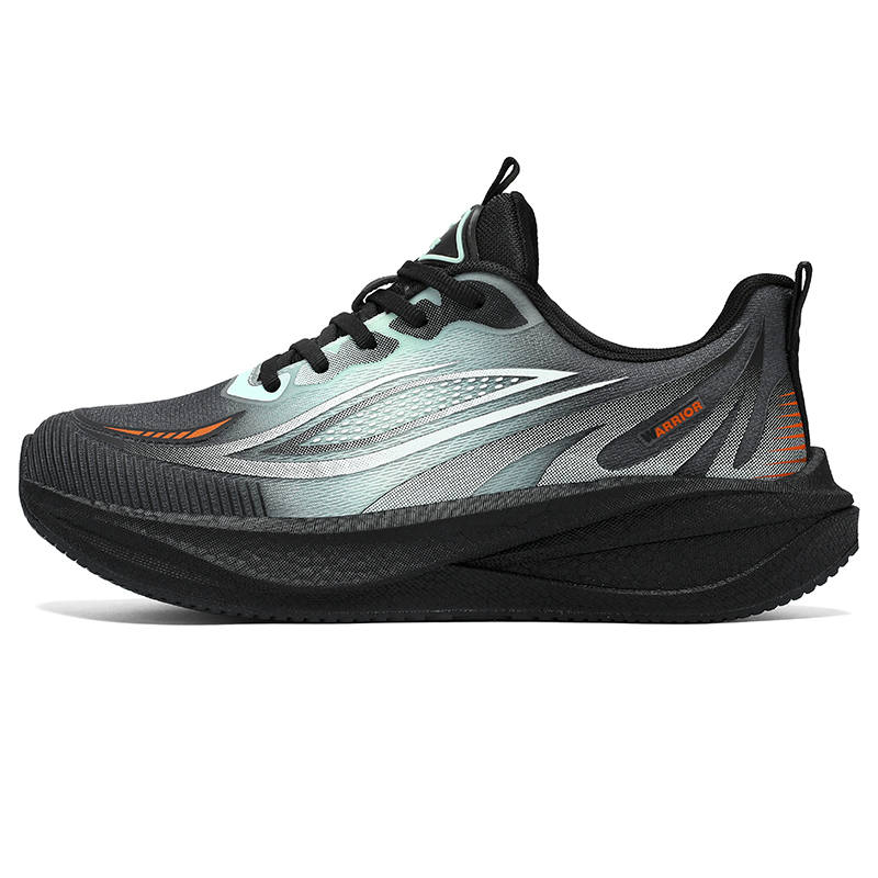 Warrior Cushioning Height Increasing Abrasion Resistant Lightweight Breathable Low top Running Shoes Men's