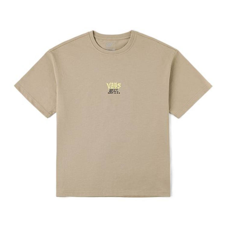 Vans T Shirts Unisex Earth Tone Crew Neck Moderate
