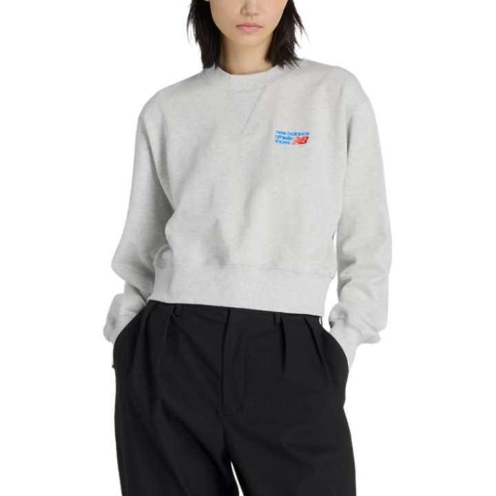 New Balance New Balance Sweatshirts Women's Gray Crew Neck Moderate