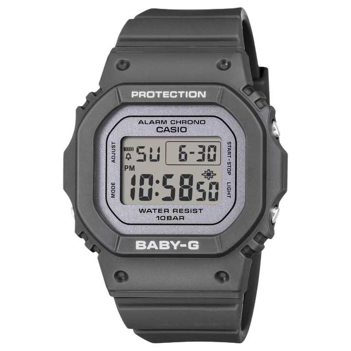 CASIO CASIO BGD 565 Quartz Movement Resin Strap Watch Women's Watch Gray Dial