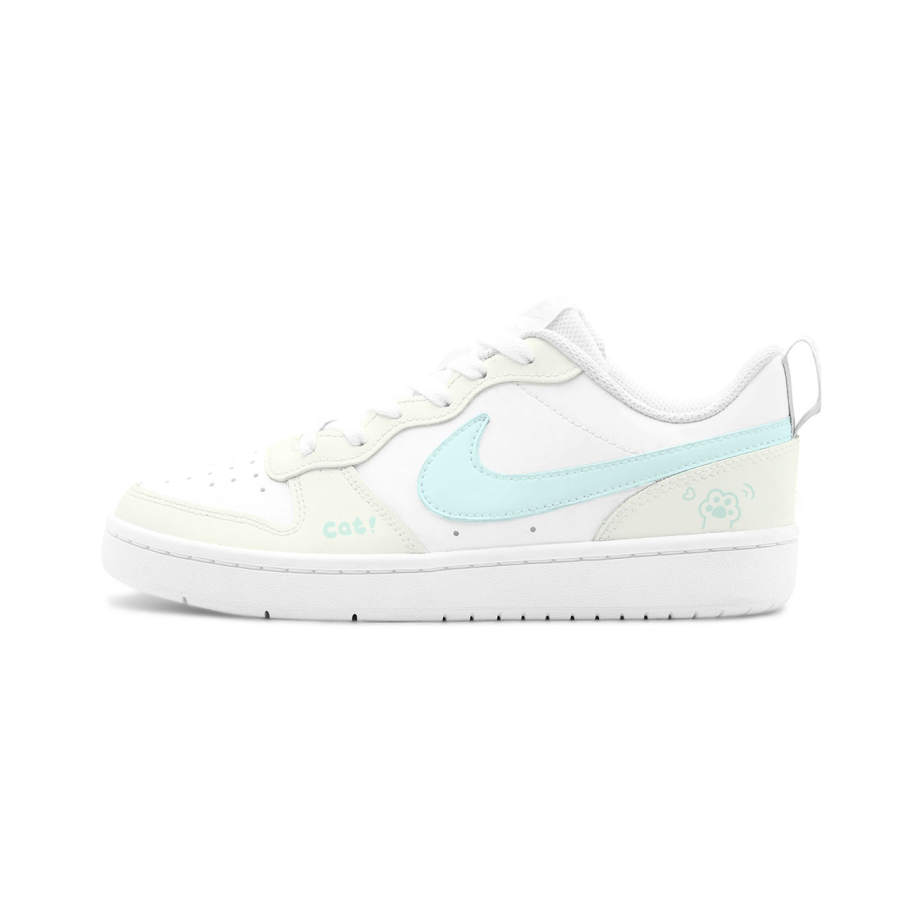 Nike Nike Court Borough 2 HEY Asakusa Cat Trail Cushioning Abrasion Resistant Slip Resistant Low top