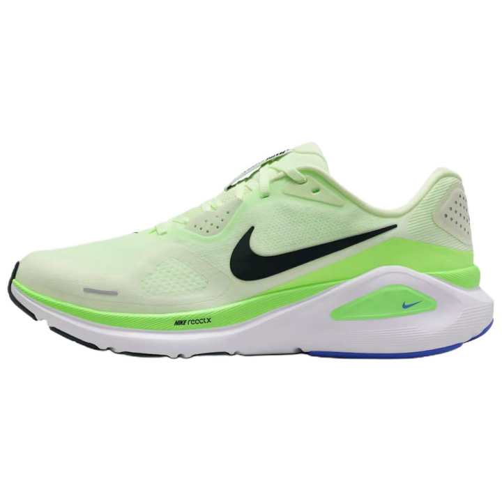 Nike Nike Structure 26 Support Abrasion Resistant Reflective Running Shoes Men's Green Black