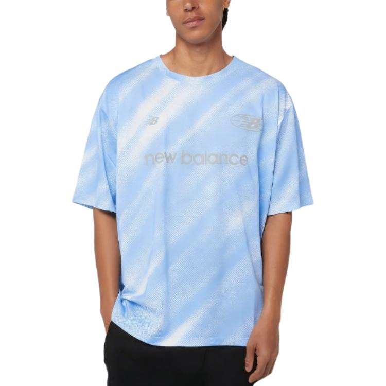 New Balance New Balance T Shirts Men's Blue Crew Neck