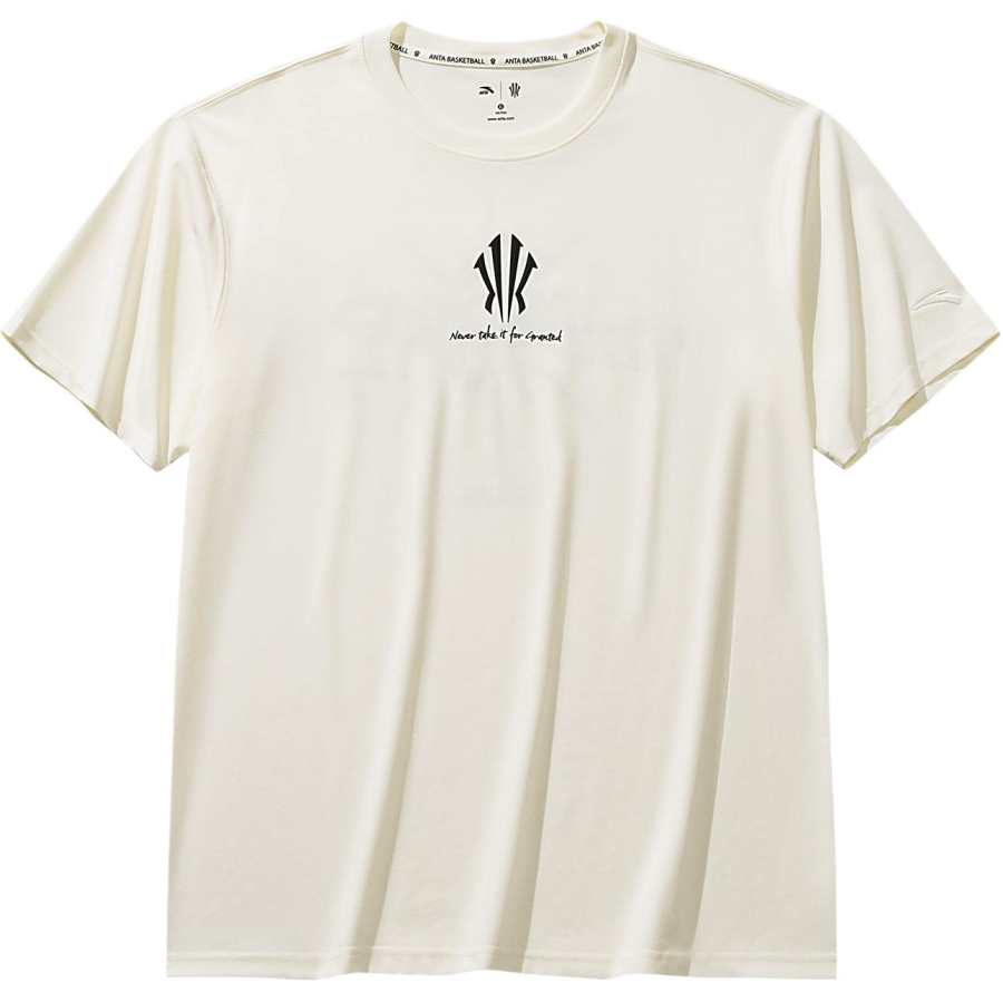 Anta Irving Collection T Shirt Unisex Vanilla White