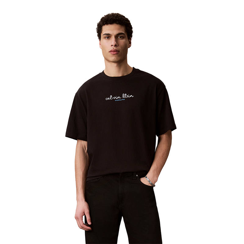 Calvin Klein T Shirts Men's Crew Neck Moderate