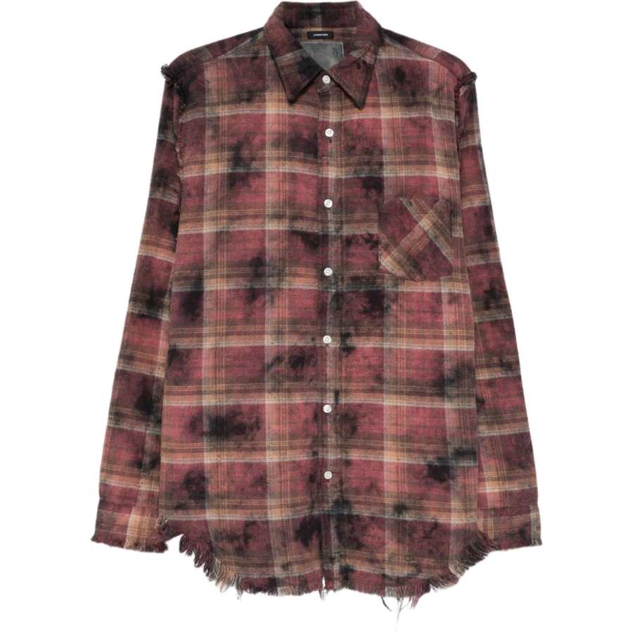 R13 R13 long-sleeve plaid shirt