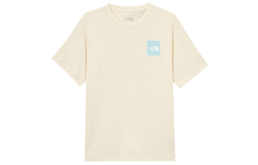 THE NORTH FACE T Shirts Unisex Dune White Crew Neck Moderate