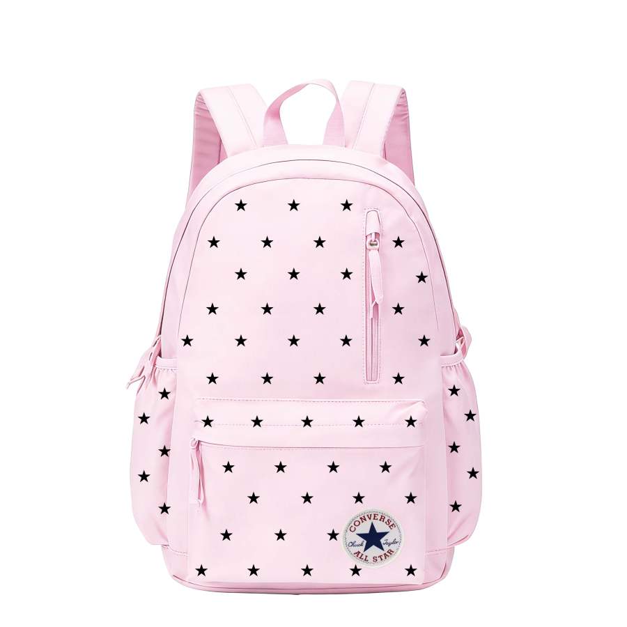 Converse Converse Polyester Versatile Fashion Trend Backpack Medium Women's Light Purple
