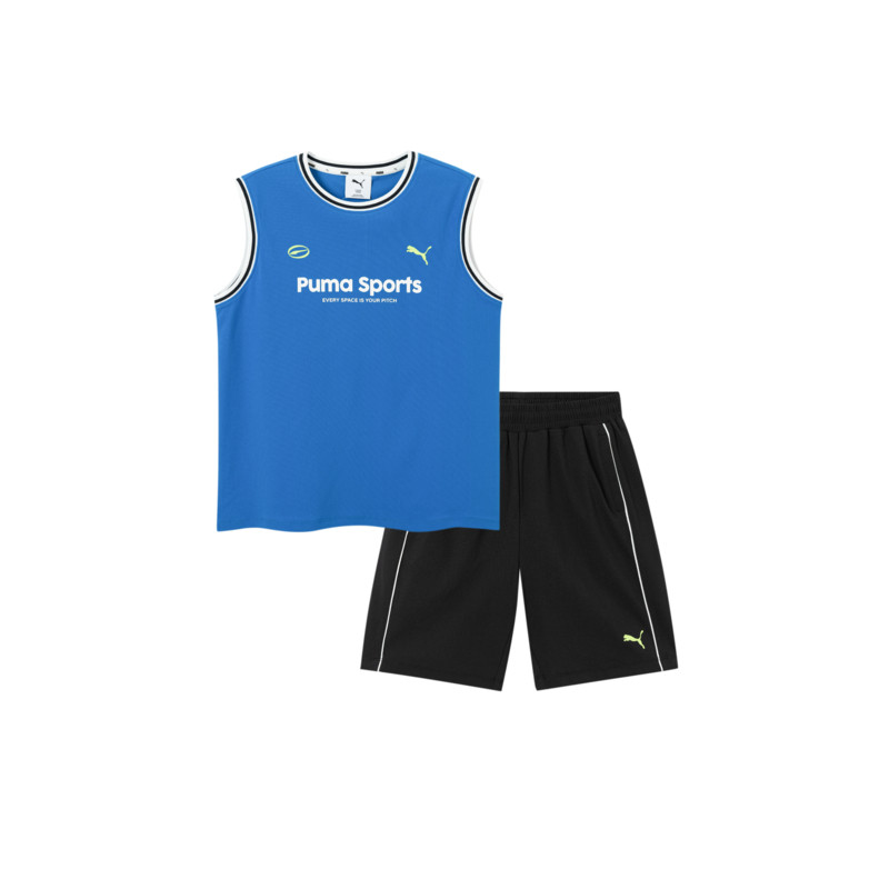 PUMA Kids Casual Sportswear Crew Neck Thin