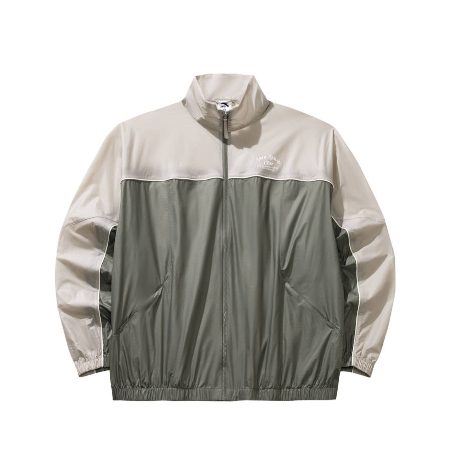 ANTA Anta Jacket Men's Gray Olive Green