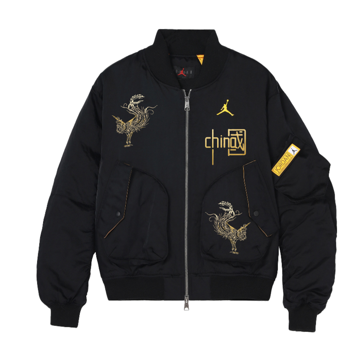 Jordan Jordan Legacy Jackets Unisex Black Baseball Collar Moderate Other
