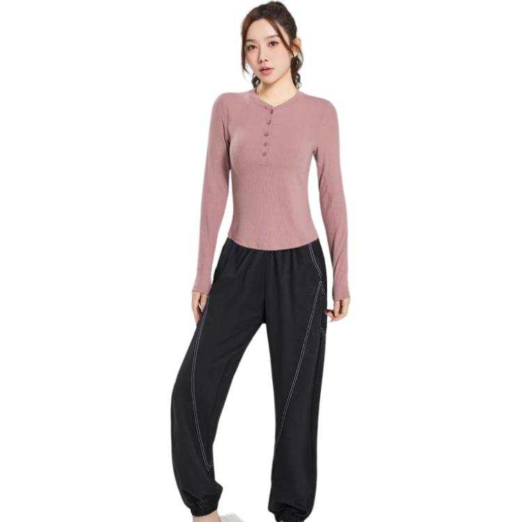 Barbie Fitness Sets Women's Twilight Rose Crew Neck Moderate