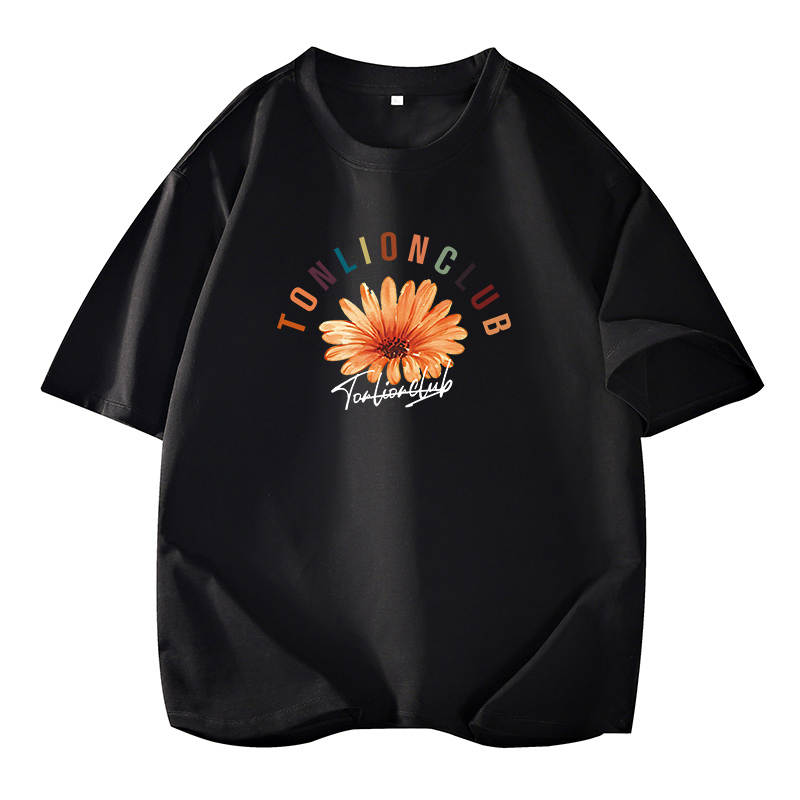 Tonlion T Shirts Unisex Crew Neck Moderate Straight Fit