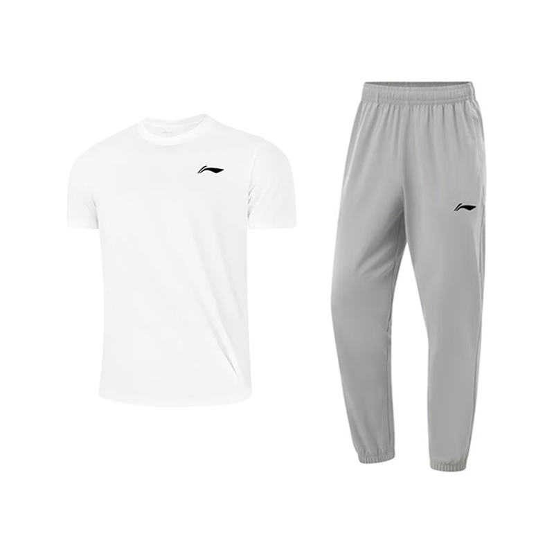 Li-Ning Li Ning Casual Sportswear Unisex White+Coin Gray