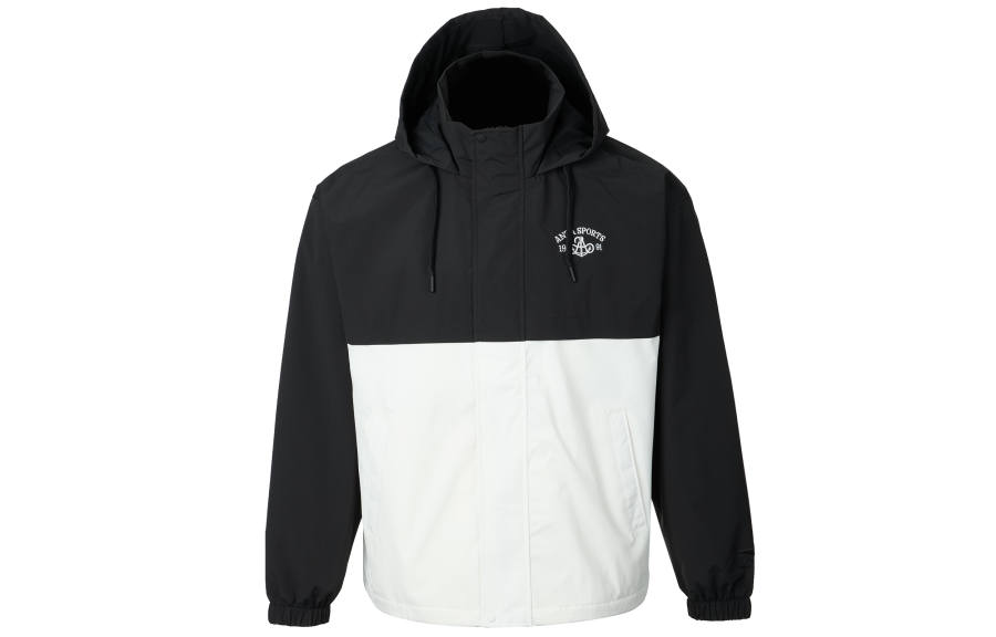 Anta Sports Life Collection Jackets & Coats Men's Basic Black/Warm Jade White