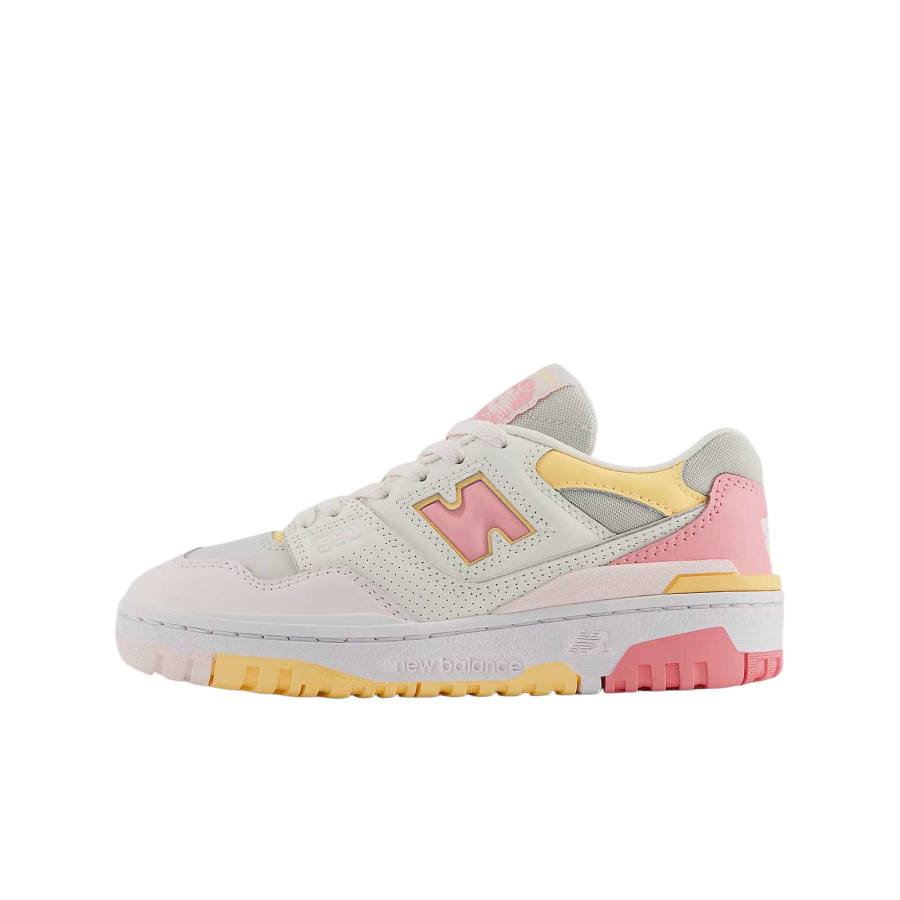 New Balance New Balance NB 550 Leather Slip Resistant Abrasion Resistant Low top Children's Basketball Shoes Standard M Teenagers