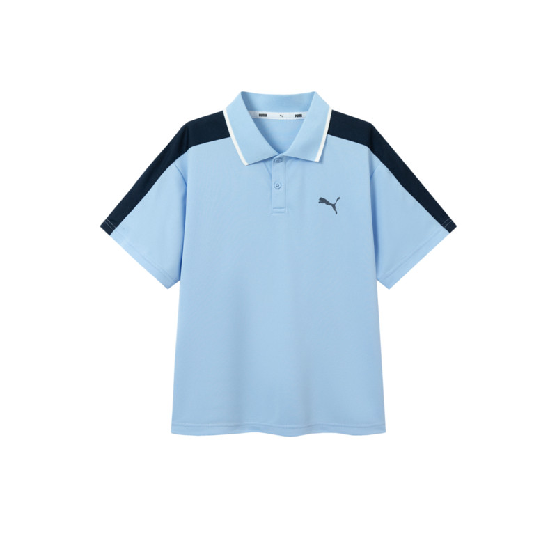 PUMA PUMA Unisex T Shirts Lapel Thin