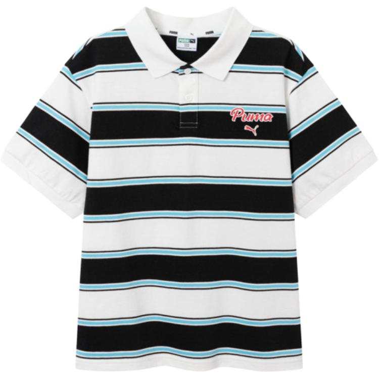 PUMA PUMA Unisex T Shirts Lapel Thin