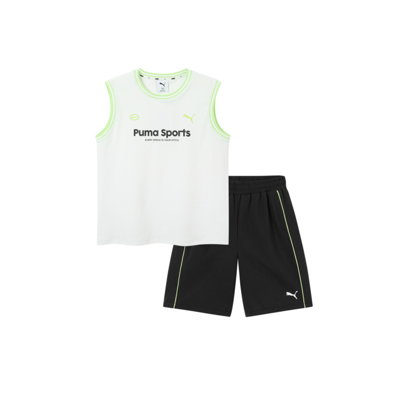 PUMA Kids Casual Sportswear Crew Neck Thin
