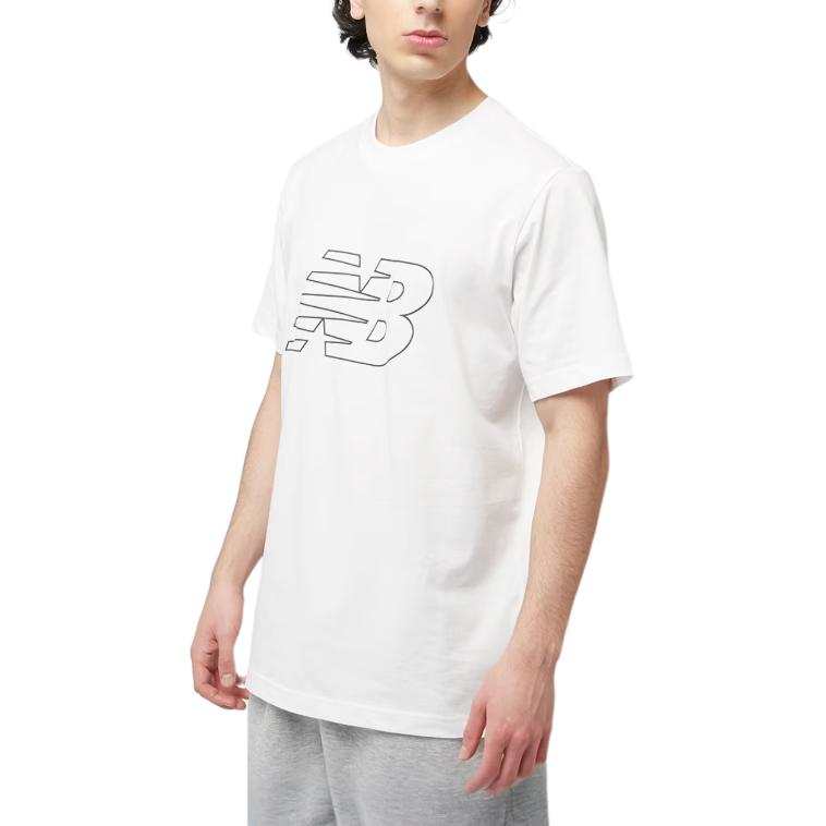 New Balance New Balance T Shirts Men's White Crew Neck