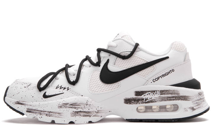 Nike Nike Air Max Fusion Low top Running Shoes Unisex Black White