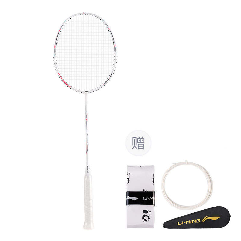 Li-Ning Li Ning Thunder Mini Cannon 80 Full Carbon Badminton Rackets Offensive Type Heavy Head, Stiff Shaft Entry level 675mm