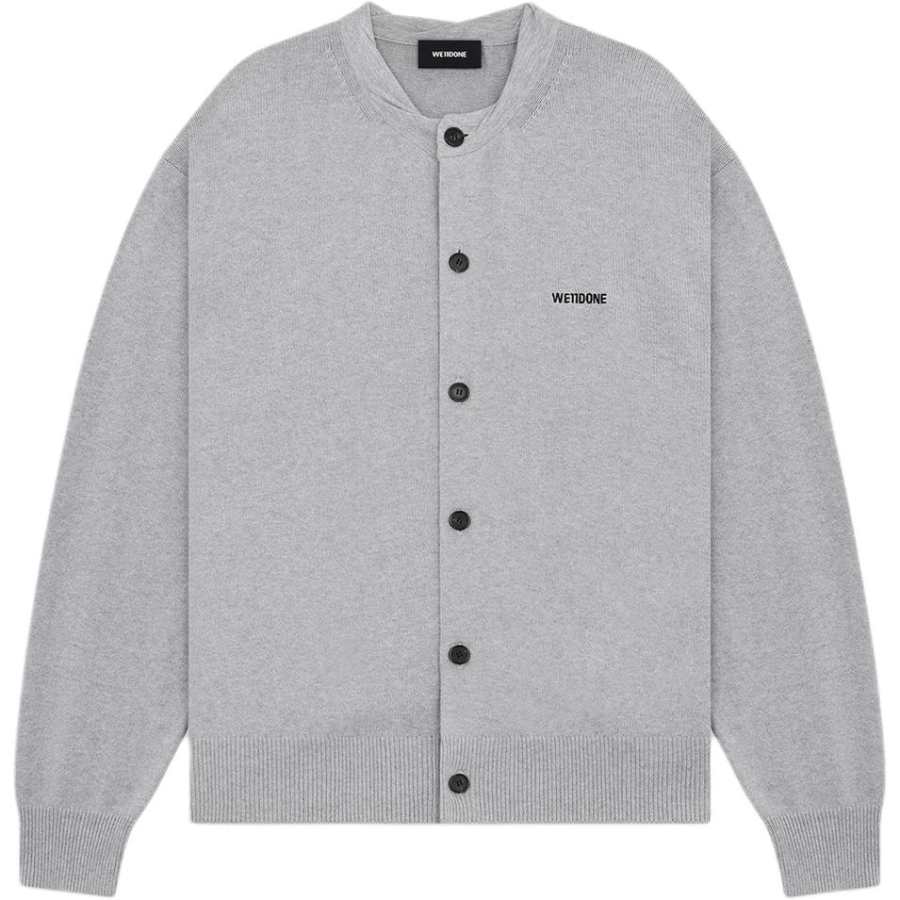 WE11DONE Knitwear Unisex Gray Crew Neck Moderate