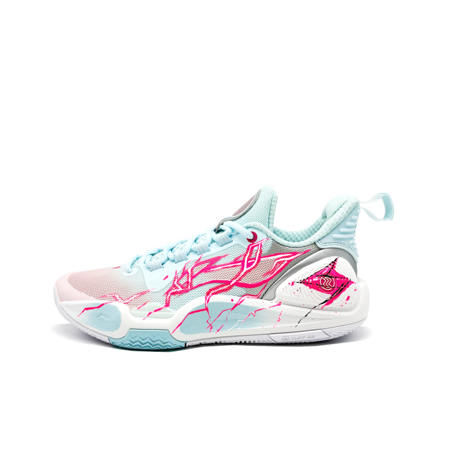 Li-Ning Li Ning Speed 9 Sakura Speed Electric Glow, Shopping Bag Low top Basketball Shoes Men's Cherry Blossom Pink, Blue