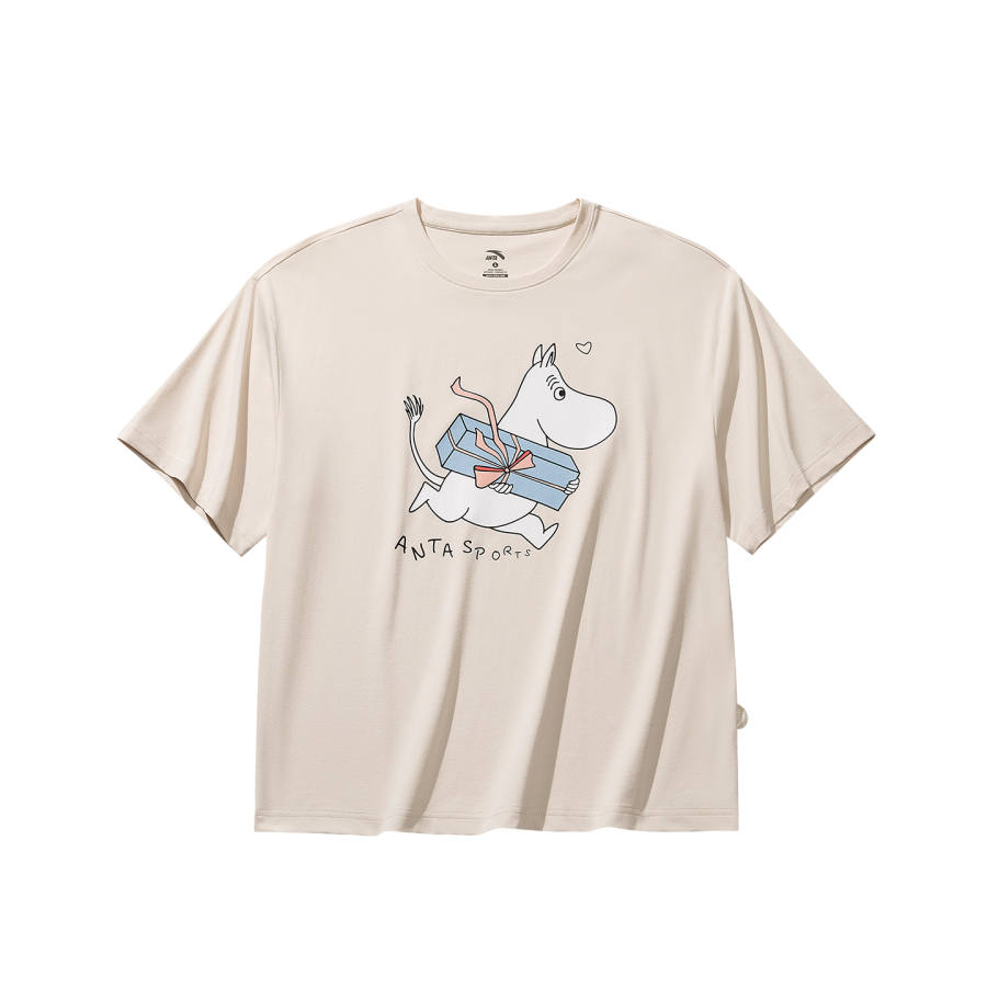 Anta T Shirt Women's Snow Cherry White