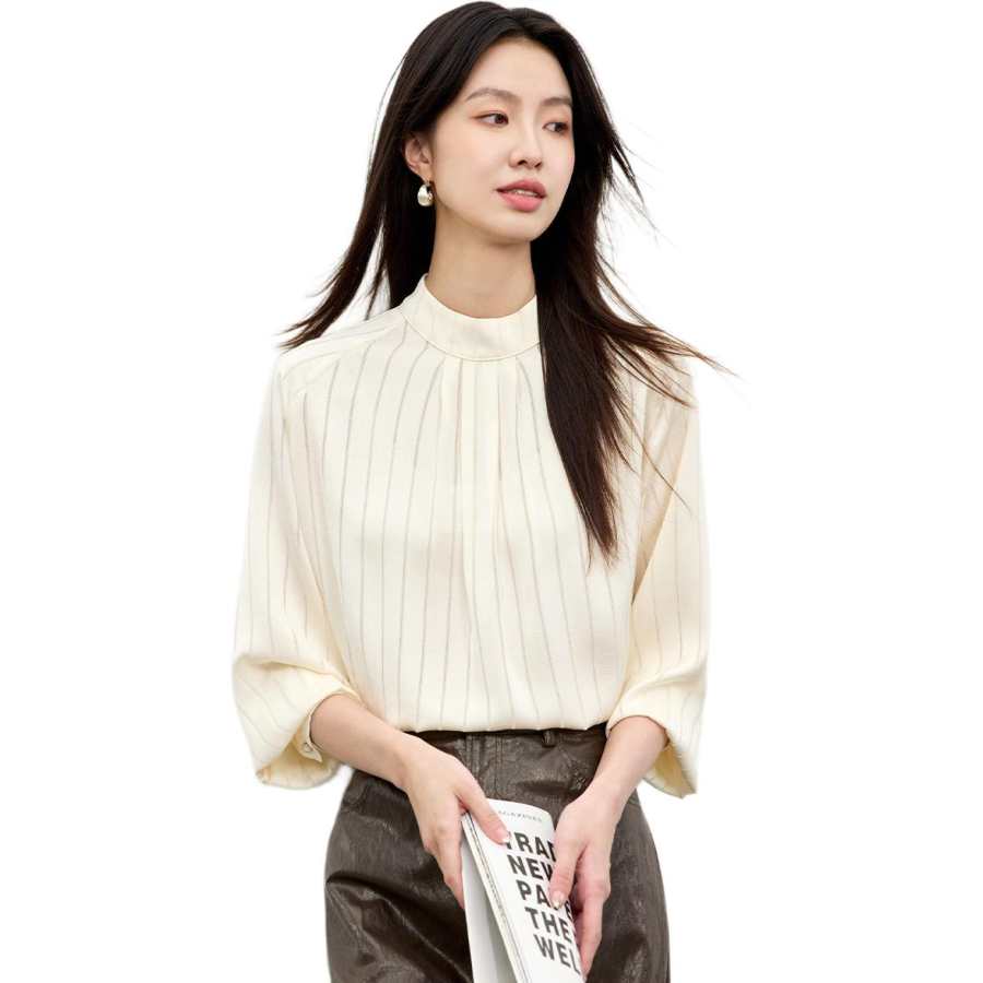 BALENO Shirts Women's Stand Collar Moderate Other