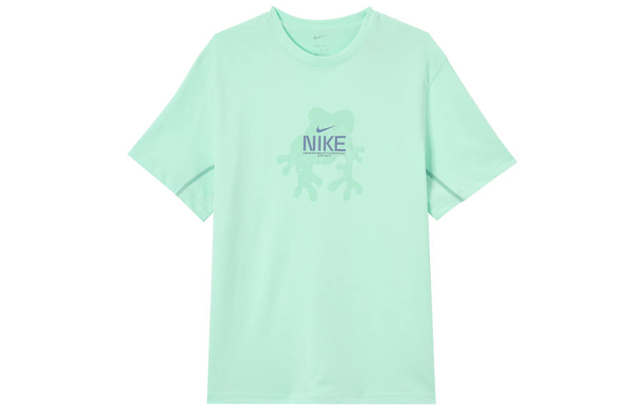 Nike Nike Dri Fit T Shirts Men's Foam Mint Green Crew Neck Moderate