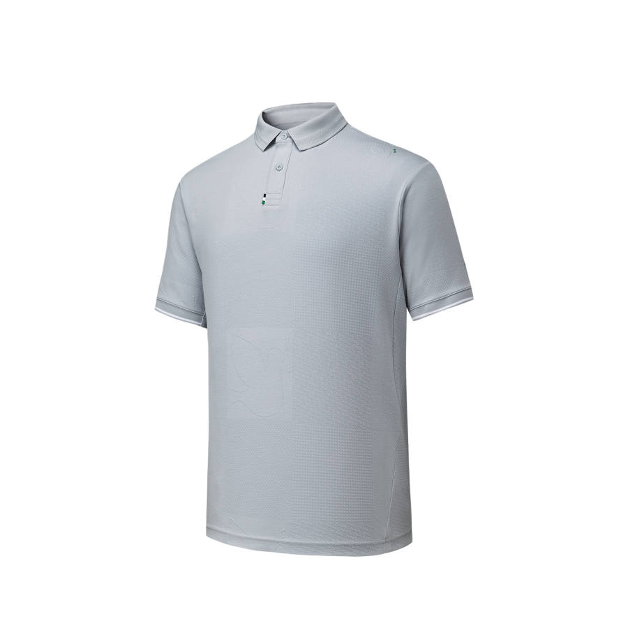 Anta Polo Shirt Men's Frost Tower Gray