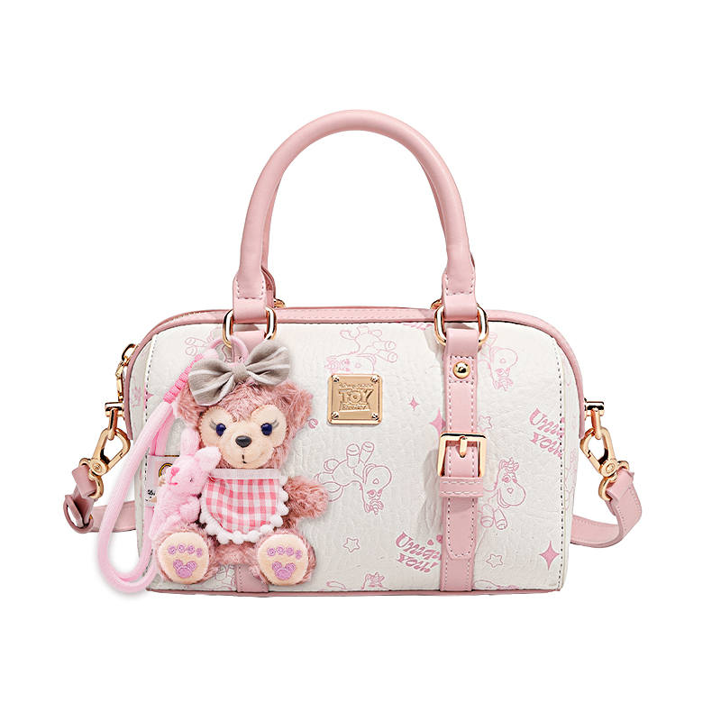 Disney Lotso Toy Story Pu Handbag Regular Women's Cherry Blossom Pink/Strawberry Pink