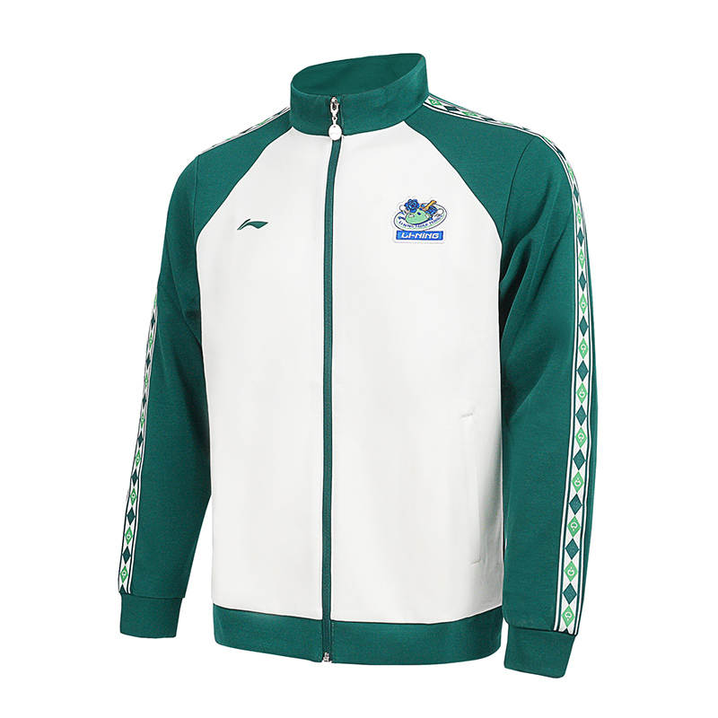 Li-Ning Li Ning 2026 Spring Summer Cardigan Without Hood Sweatshirt Knitted Fabric Unisex Paris Commemorative Edition