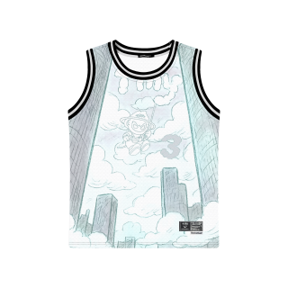 FireMonkey Basketball Jersey Unisex Light Cyan