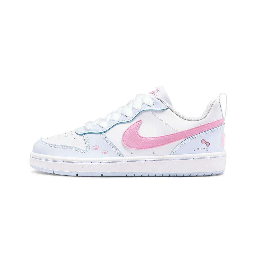 Nike Nike Court Borough HEY Cloud Edge Milk Candies Low top Kids' Skateboarding Shoes Pink Blue Kids'