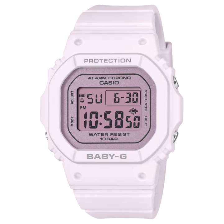 CASIO CASIO BGD 565 Quartz Movement Resin Strap Watch Women's Watch Pink Watch Dial