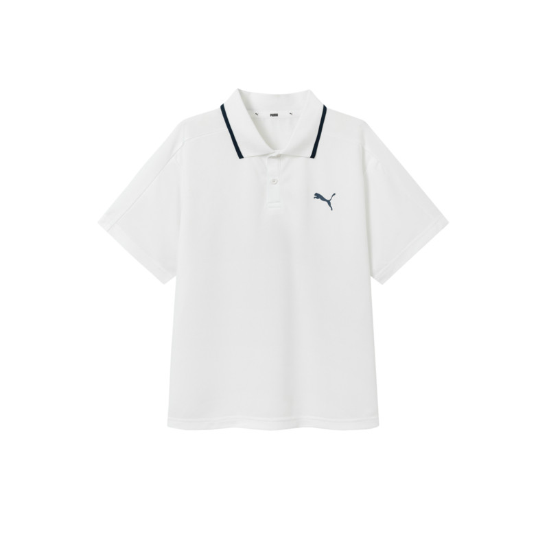 PUMA PUMA Unisex T Shirts Lapel Thin
