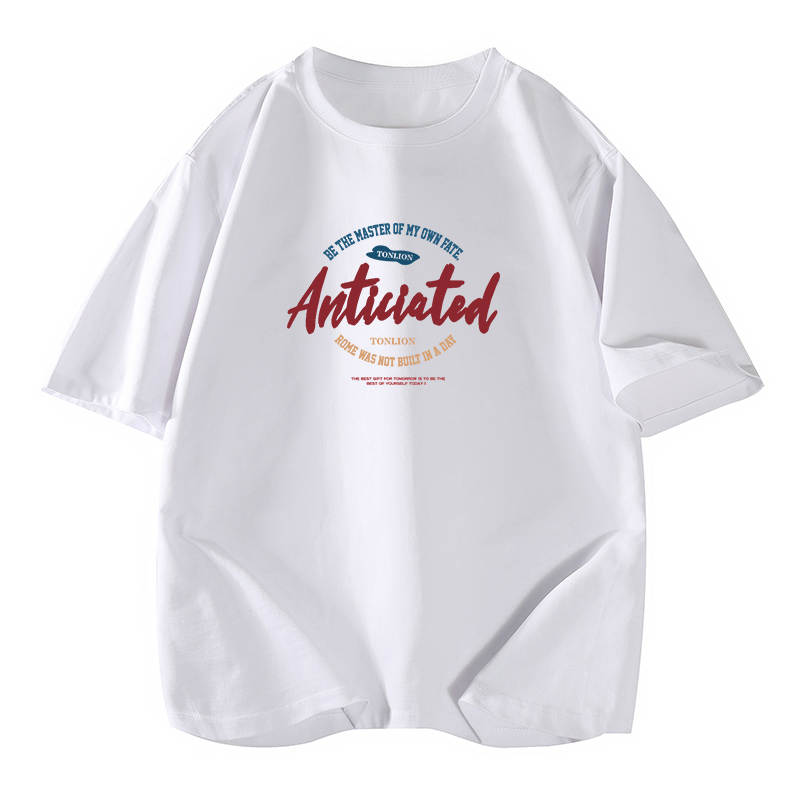 Tonlion T Shirts Unisex Crew Neck Moderate Straight Fit