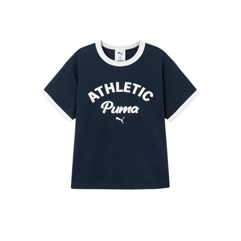 PUMA PUMA Unisex T Shirts Crew Neck Moderate