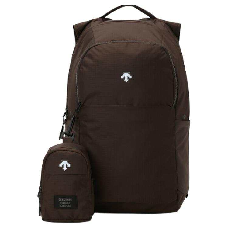 DESCENTE DESCENTE Nylon Backpack Unisex Brown