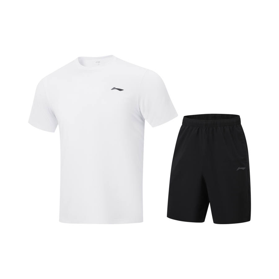 Li-Ning Li Ning Sports Suit Men's White Black