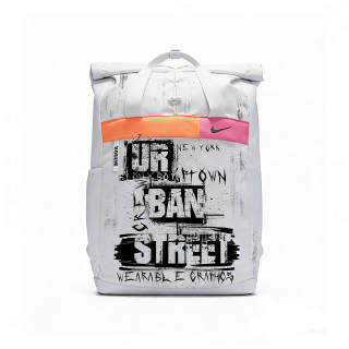 Nike Fabric Backpack Regular Unisex Light Silver